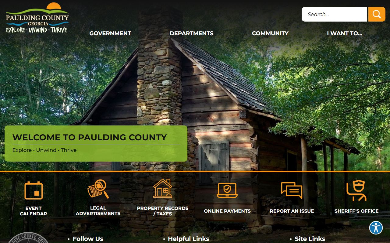 Paulding County government website for public records